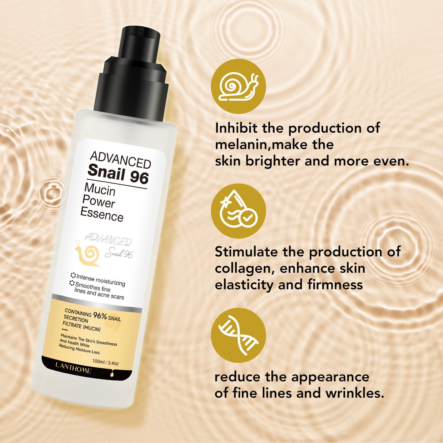 Snail Snail Serum Moisturizing Facial Care