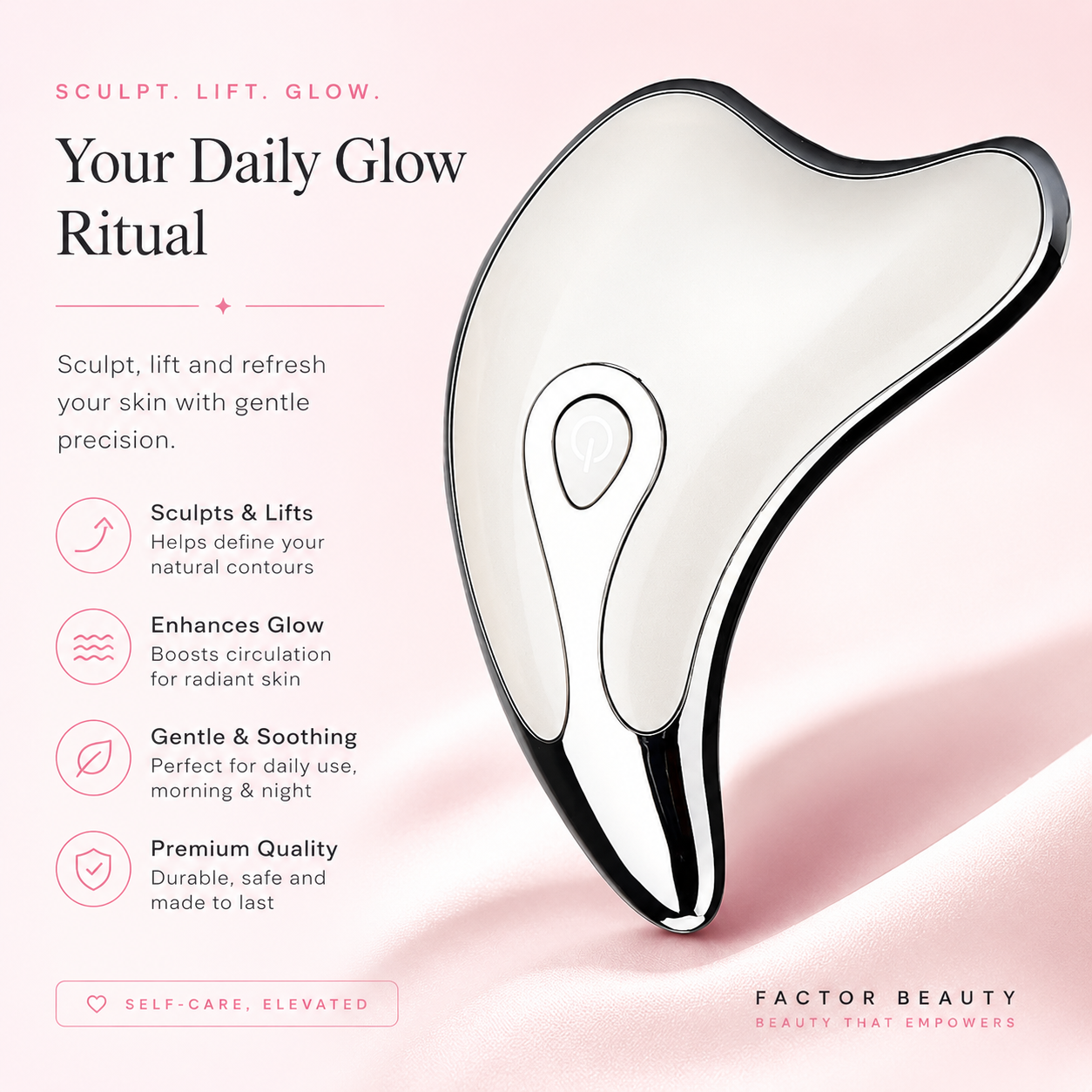 LED Gua Sha Facial Massager – Lifting & Skin Rejuvenation