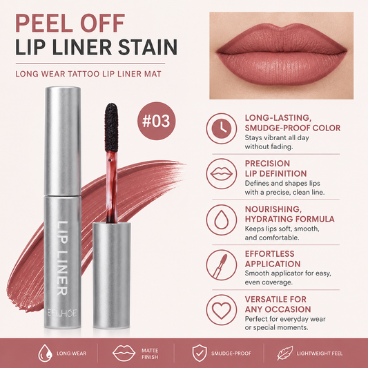 Peel Off Lip Liner Stain Long Wear Tattoo Lip Liner Mat