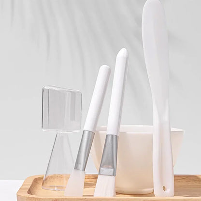 5pcs Face Set For Mask Mixing Bowl Girls Facial Skin Care Tools Kit Women Beauty Supplies Makeup Skin Care Makeup Supplies