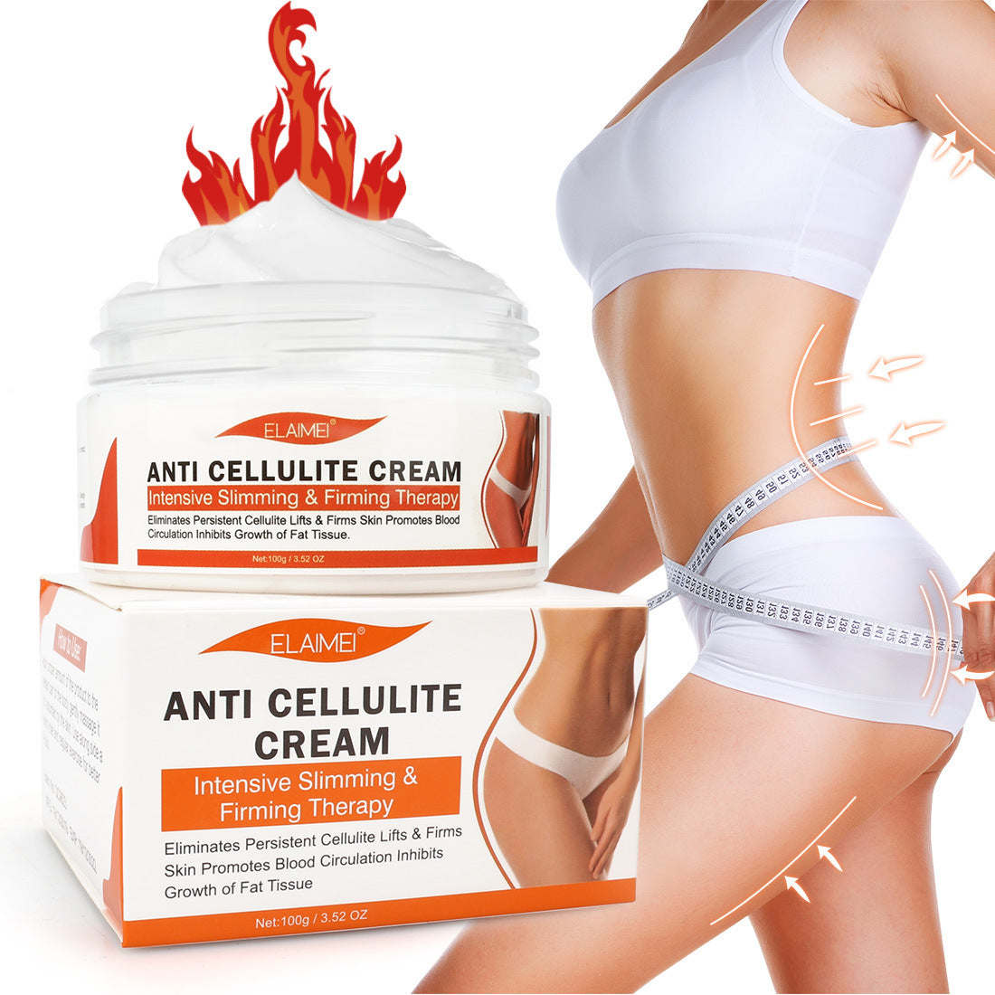Refreshing and firming massage cream