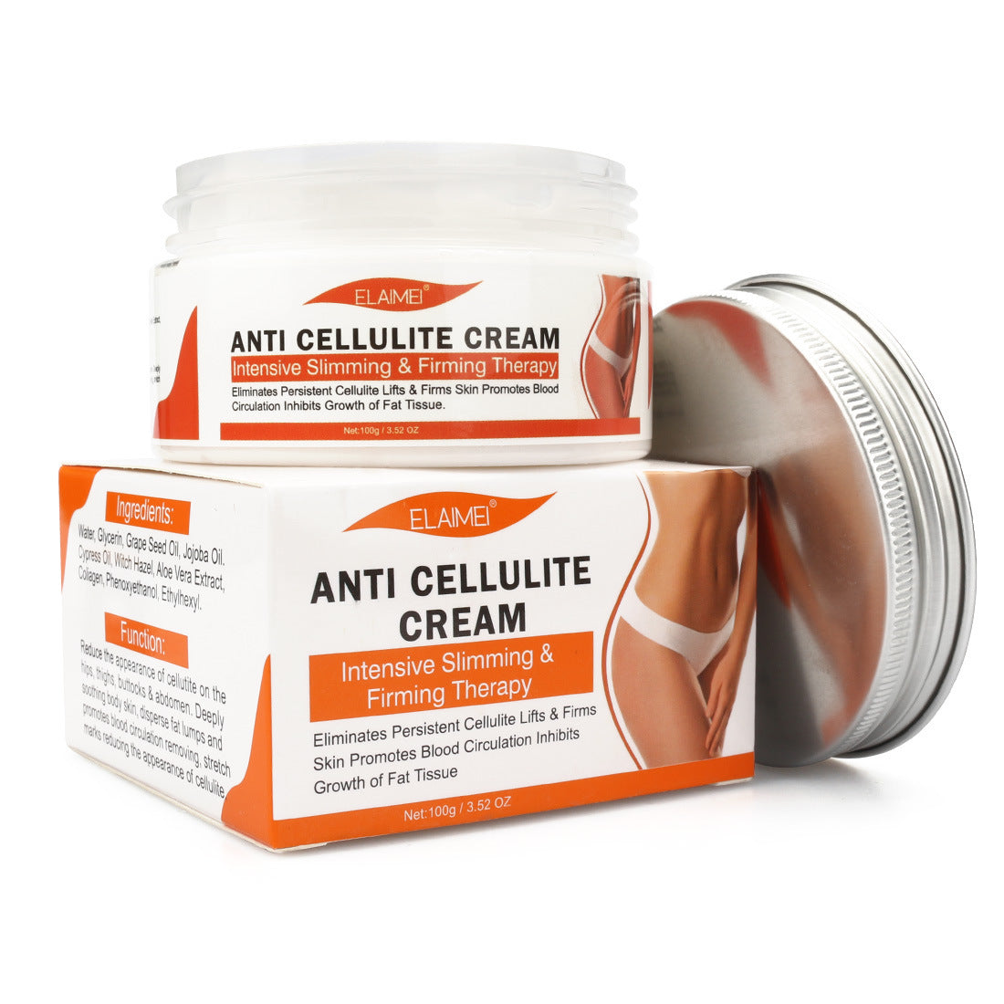 Refreshing and firming massage cream