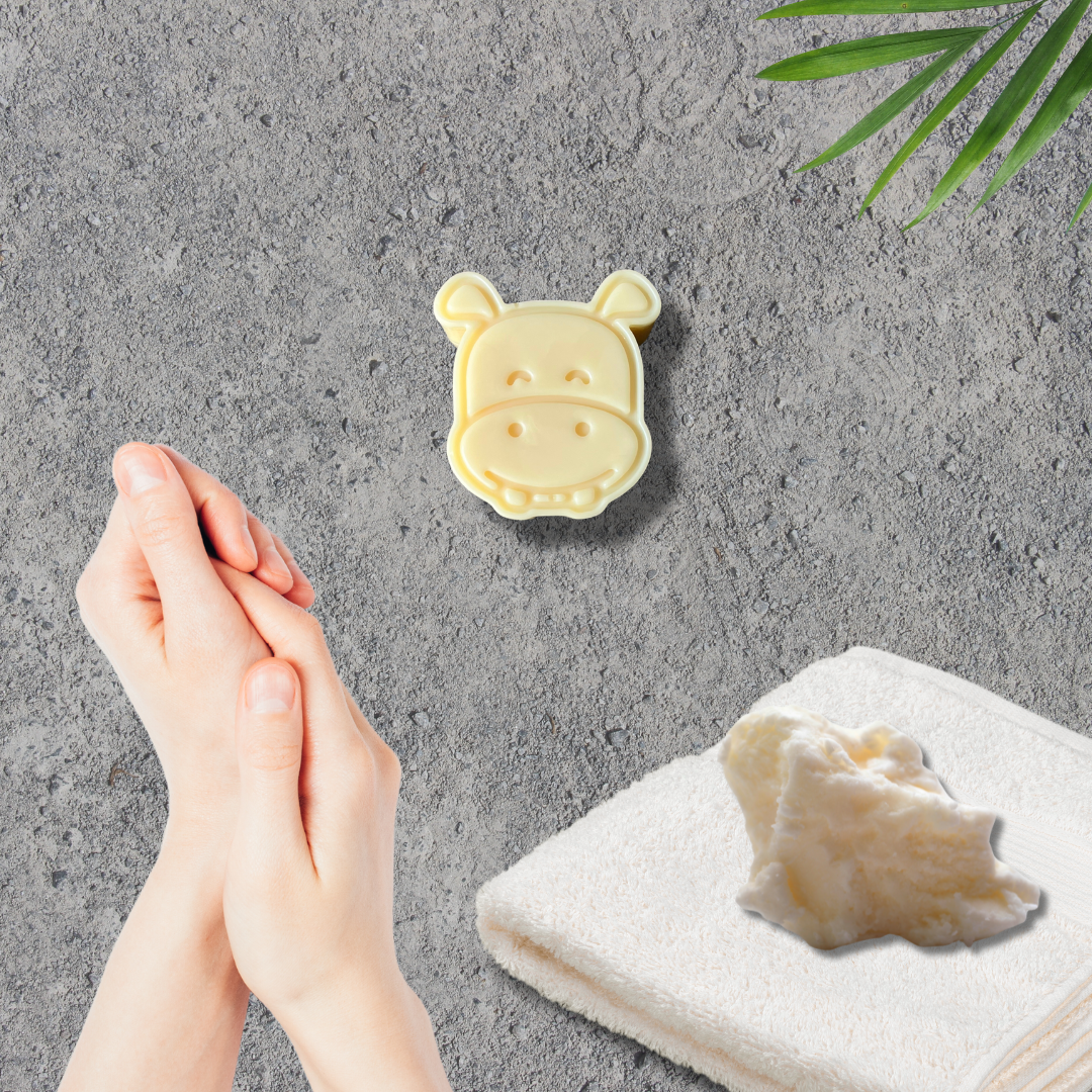 Hippo Head Shaped Lotion Bar