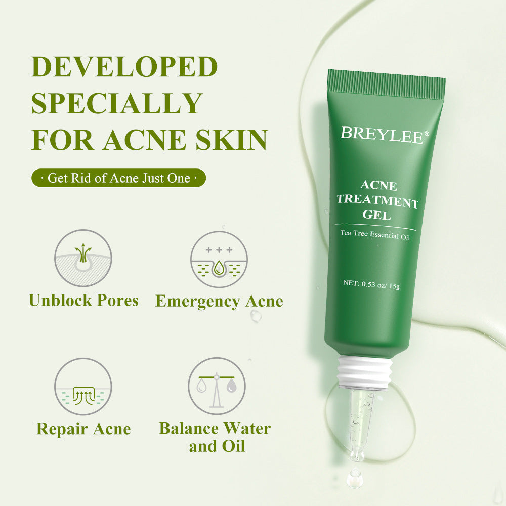 Tea Tree Acne Gel 15g Emergency Type Amazon Cross-border