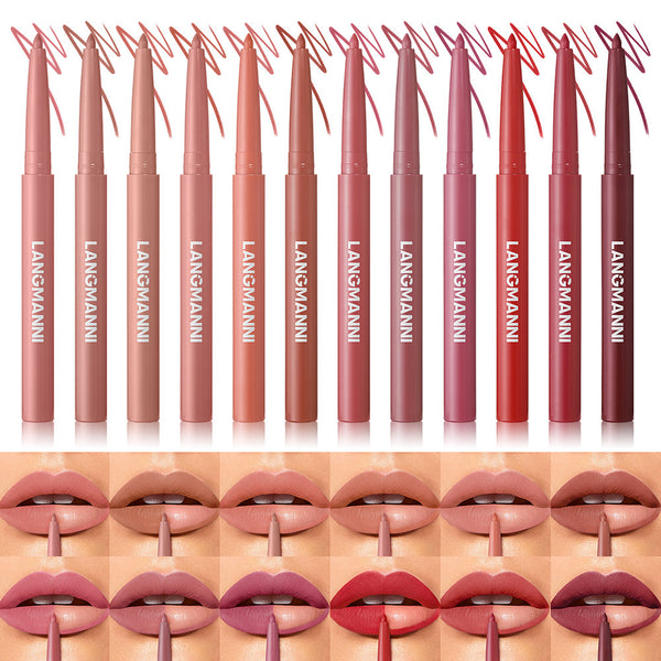 Twelve-color Matte Lip Liner