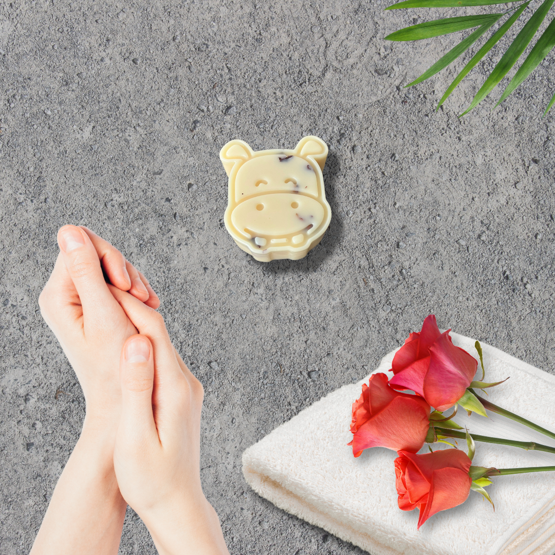 Hippo Head Shaped Lotion Bar