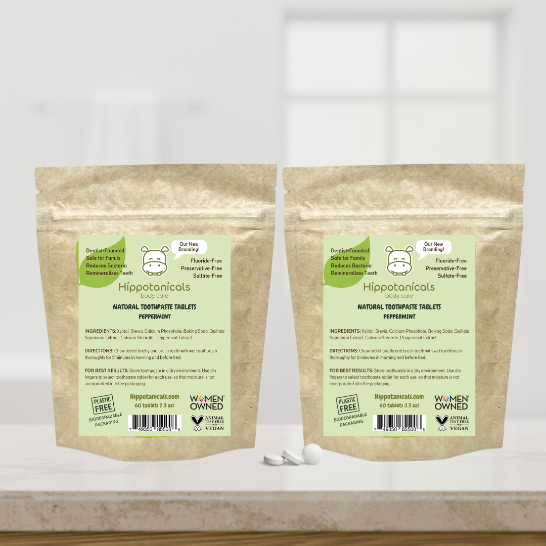 Value Pack Natural Peppermint Toothpaste Tablets Bundles