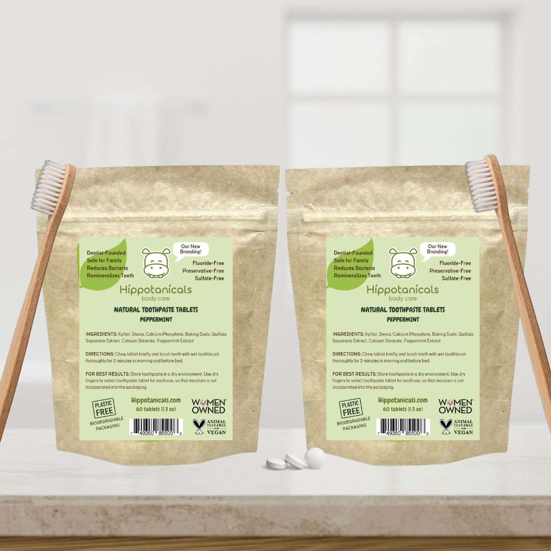 Value Pack Natural Peppermint Toothpaste Tablets Bundles