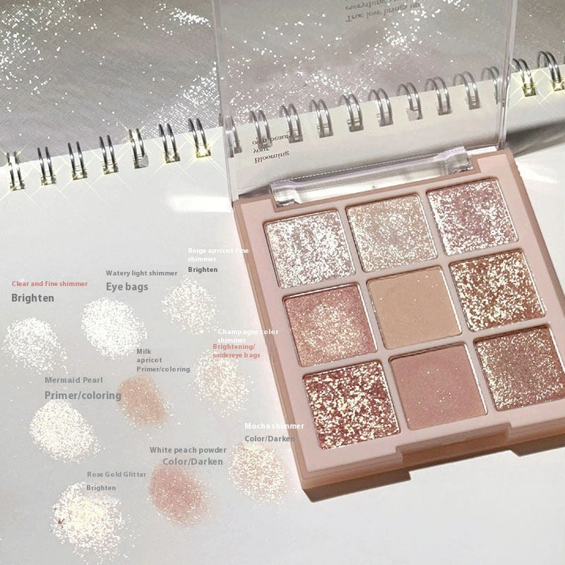 Women's Fashion Christmas Snowflake Eye Shadow Plate