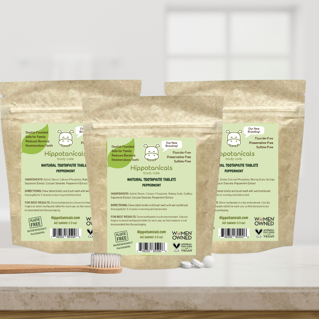 Value Pack Natural Peppermint Toothpaste Tablets Bundles