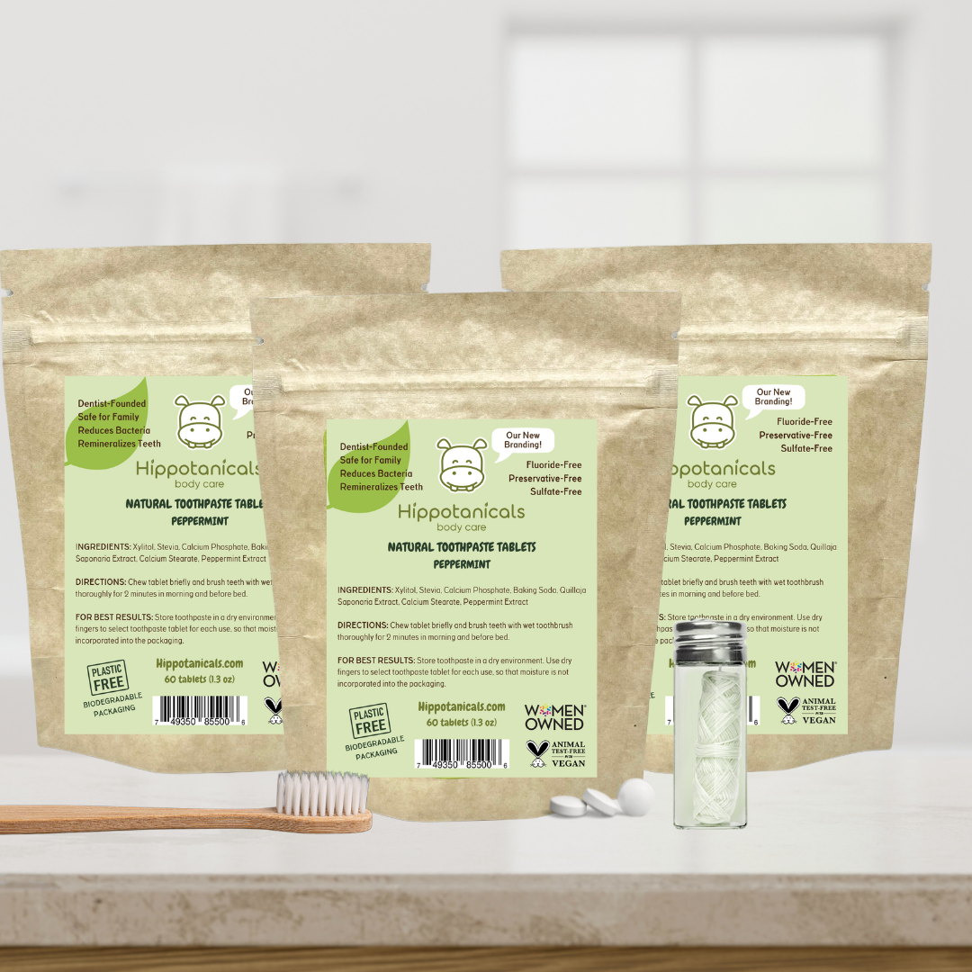 Value Pack Natural Peppermint Toothpaste Tablets Bundles