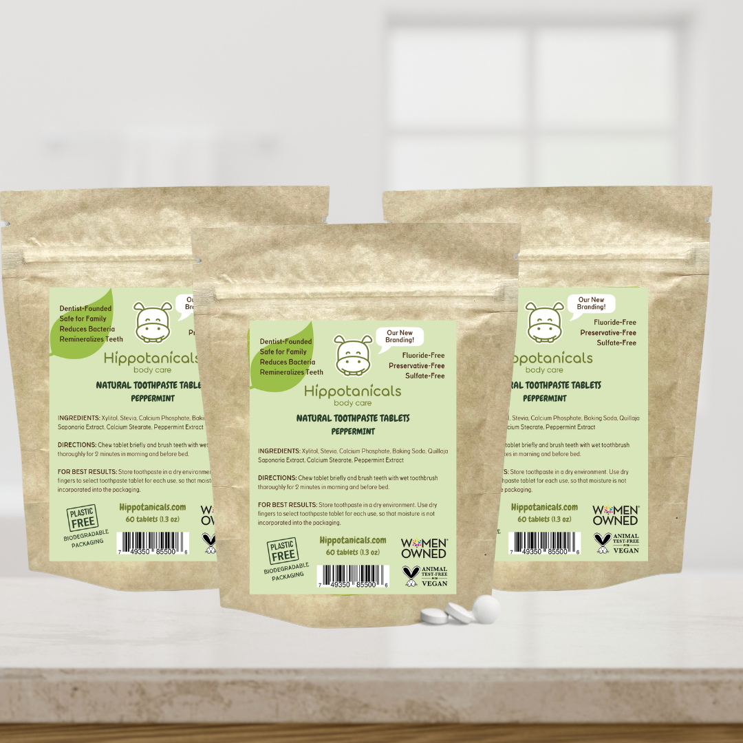 Value Pack Natural Peppermint Toothpaste Tablets Bundles