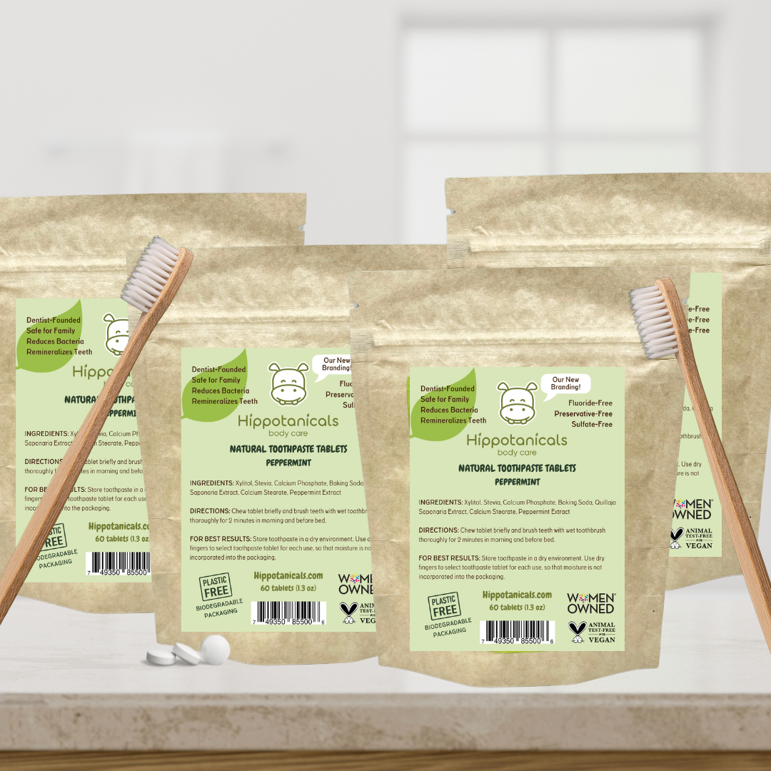 Value Pack Natural Peppermint Toothpaste Tablets Bundles