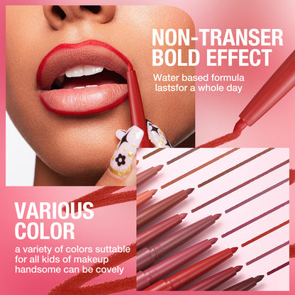 Twelve-color Matte Lip Liner