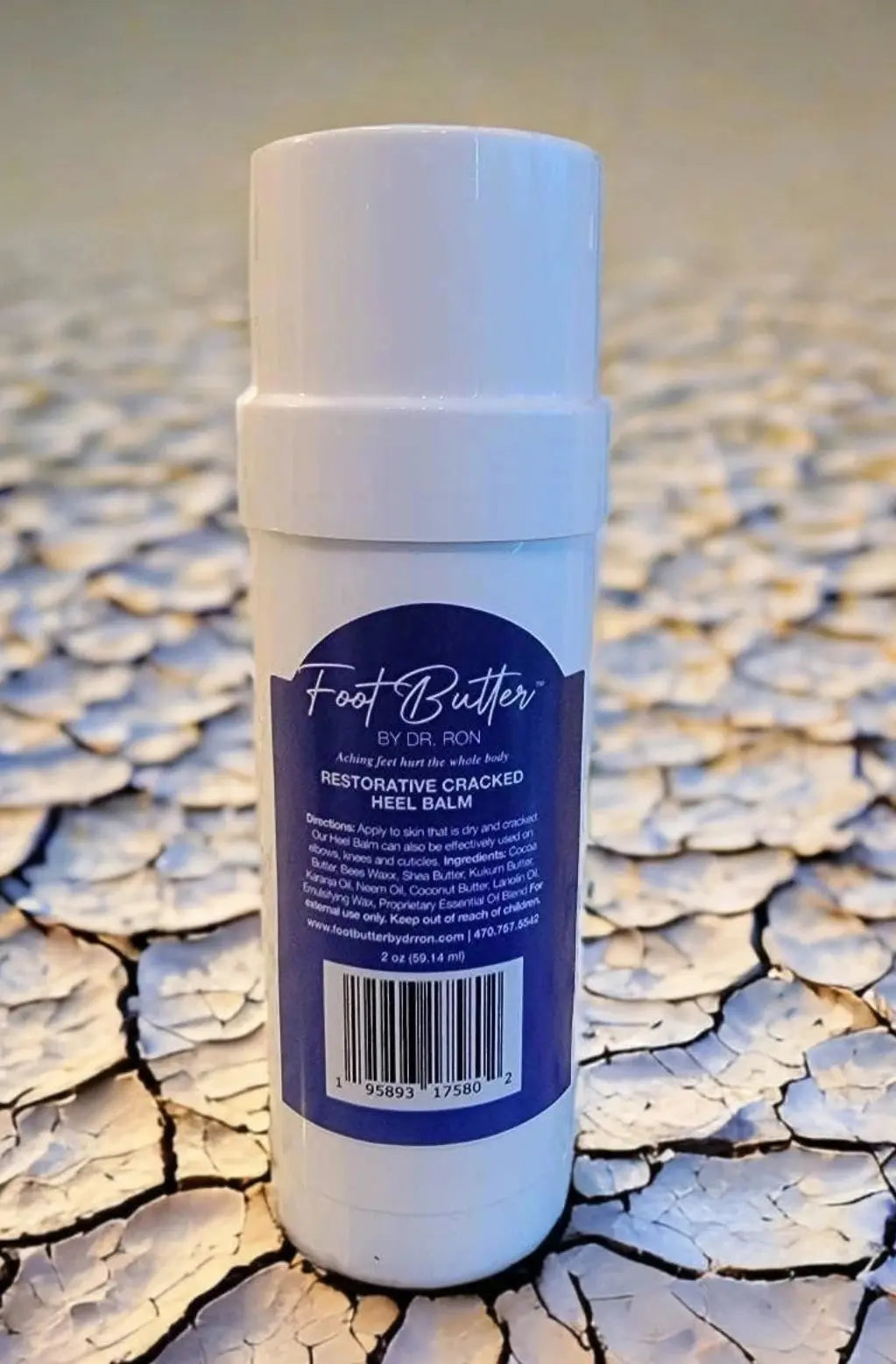 2 oz Cracked Heel Repair Balm – Restorative Moisturizer for Dry, Cracked Feet