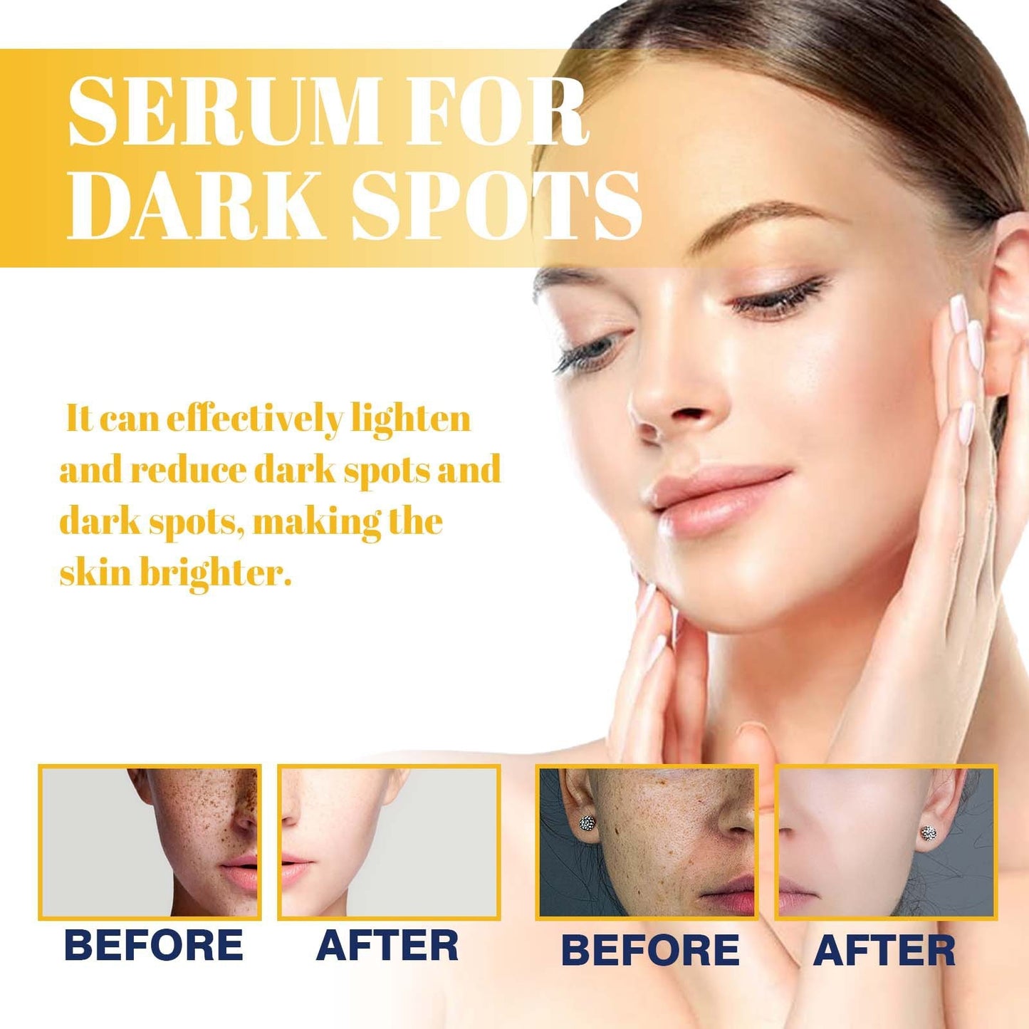 HOYGI for Dark Spots - All-in-One Nightly Serum for Fading Dark Spots & Evening Skin Tone with Retinol, Kojic Acid & Tranexamic Acid