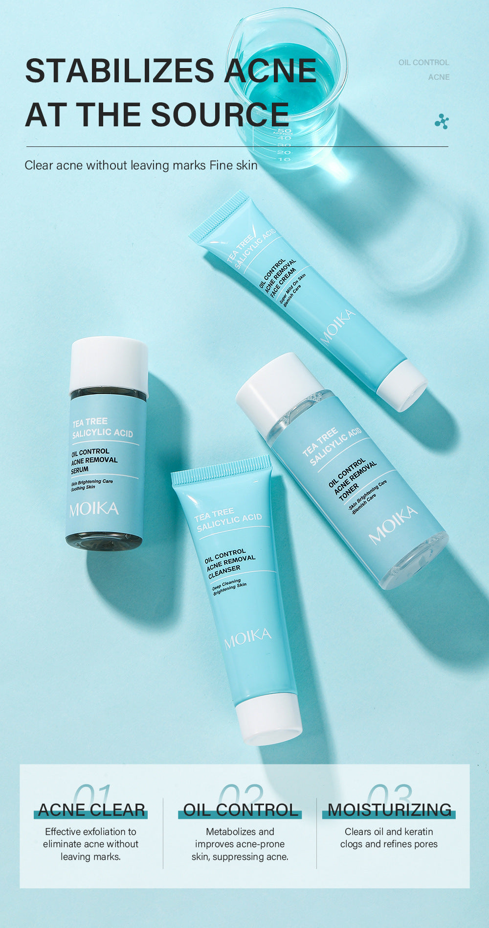 Tea Tree Salicylate Skin Care Set